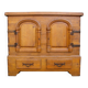 Commode en chêne rustique des années 1950 | Bois massif | Quincaillerie forgée à la main