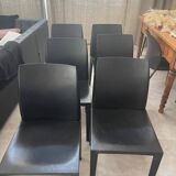 Set of 6 poltrona frau chairs - lola model