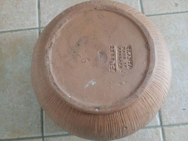 Cache-pot ou Jardinière aux pampres de vigne - POTTERY CLANTA ENGLAND