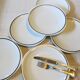 6 Sologne porcelain dinner plates in very good condition