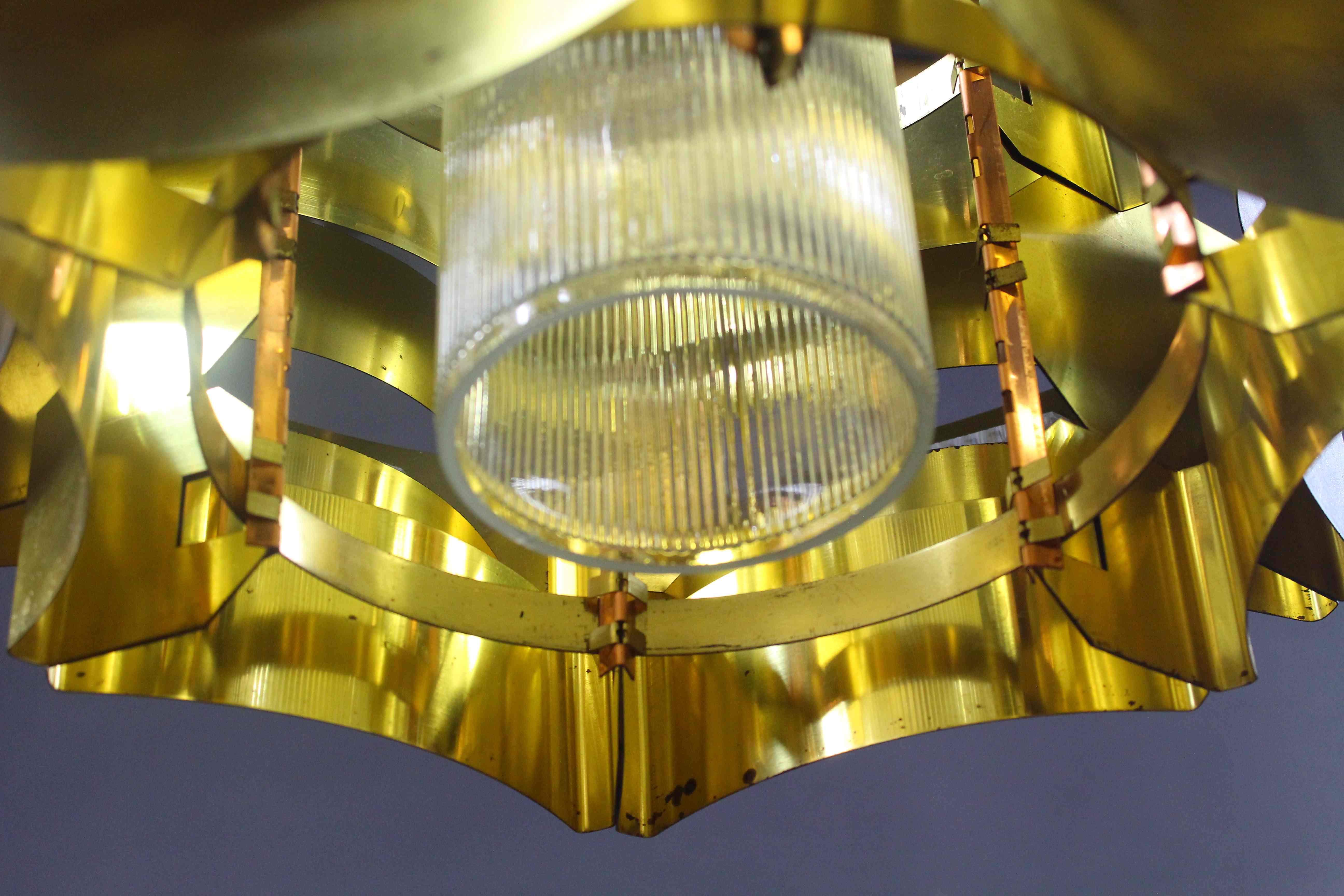 Danish pendant lamp of Werner Schou  1970s