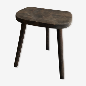 Old tripod wooden stool