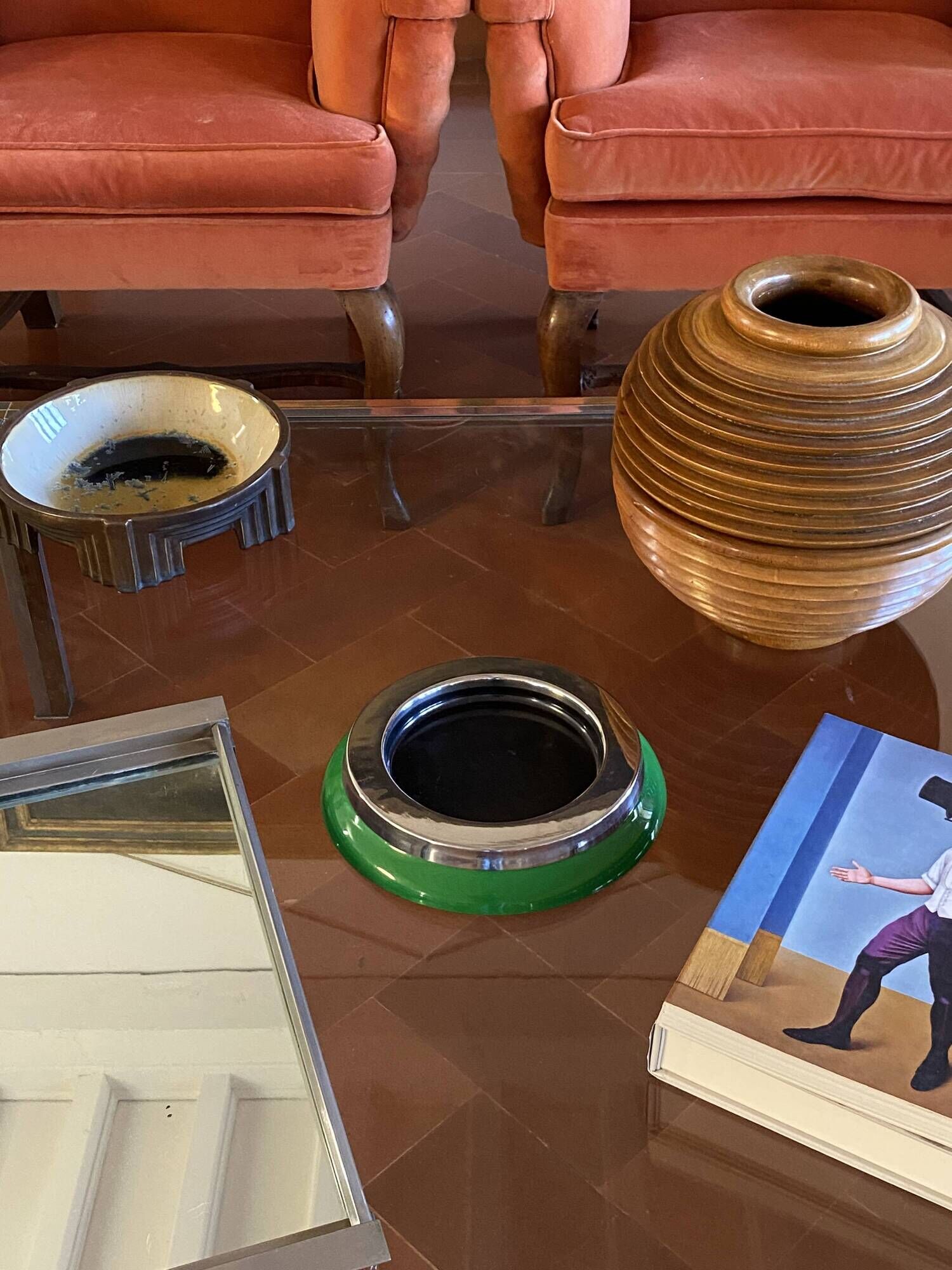 Sergio Asti, mod.4635 green ashtray / catchall, Kartell Italy 1967