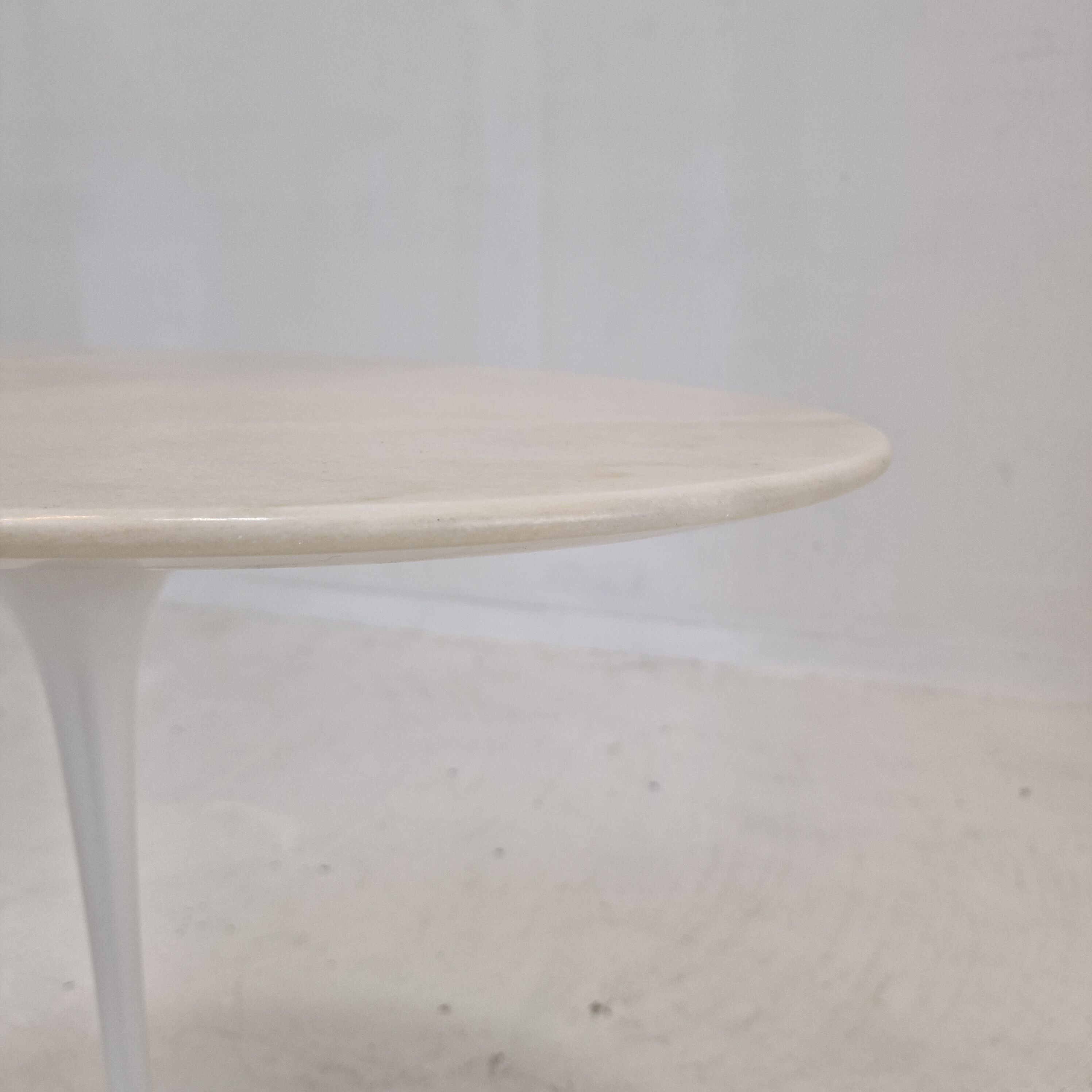 Oval Marble Side Table by Eero Saarinen for Knoll
