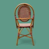 Paire d’anciennes chaises de bistrot terrasse