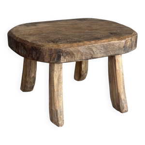 Tabouret d'appoint en - massif assise