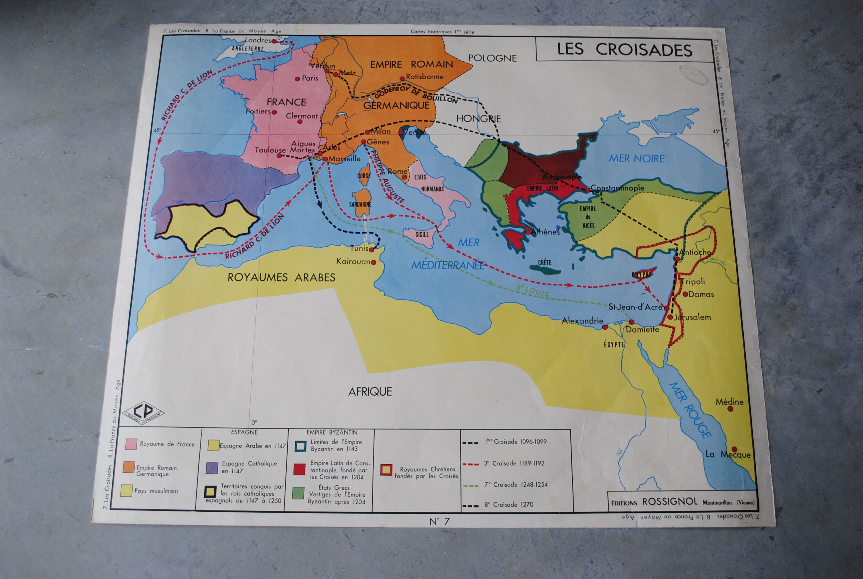 Card school Nightingale the France in the middle age and the Crusades