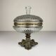 Antique glass bowl with a bronze base, Italy, 1920s