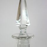 Ancienne carafe à vin en cristal Saint Louis modèle Massenet n°9