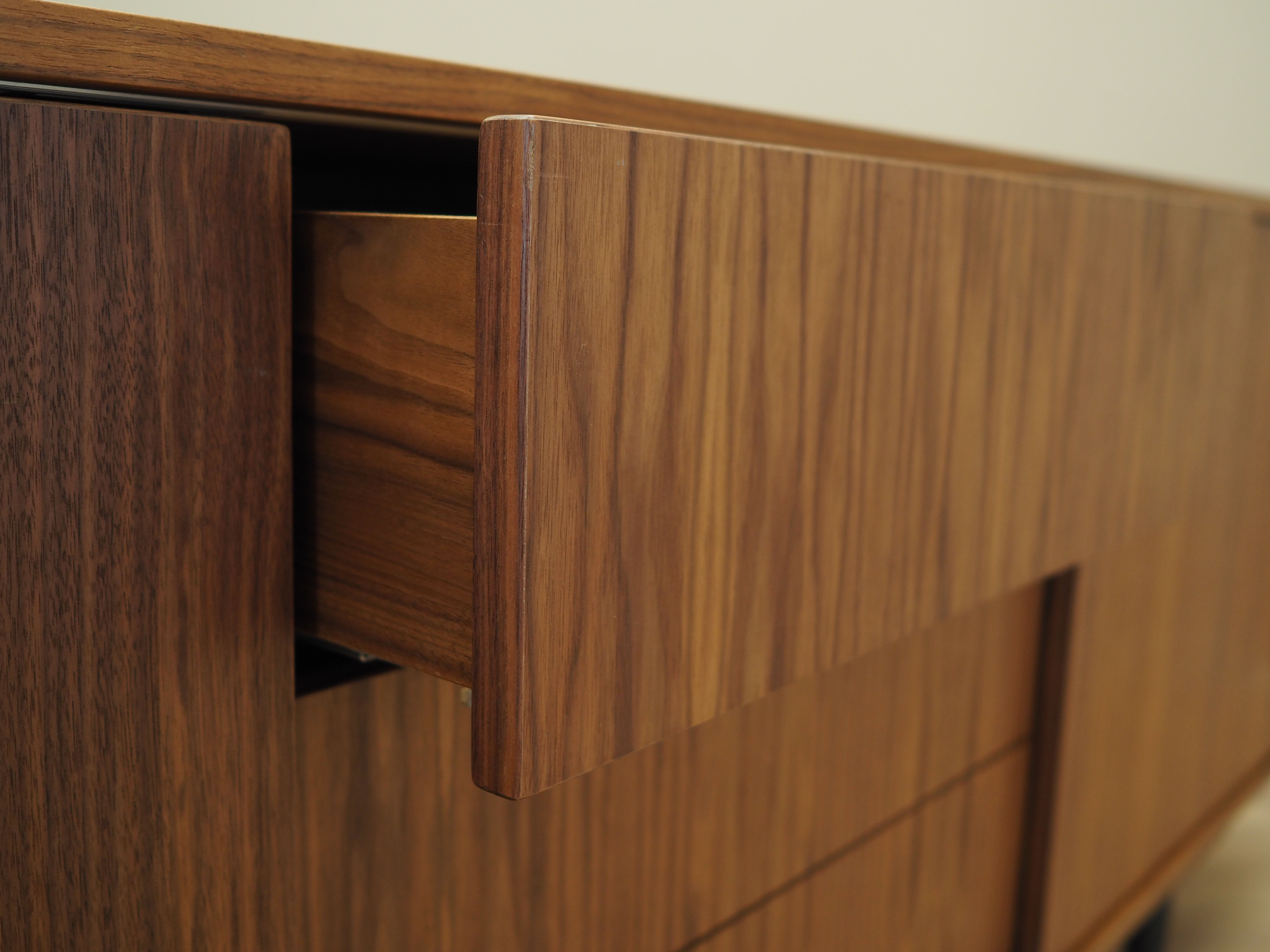 Walnut sideboard, danish design, 1990s, production: denmark