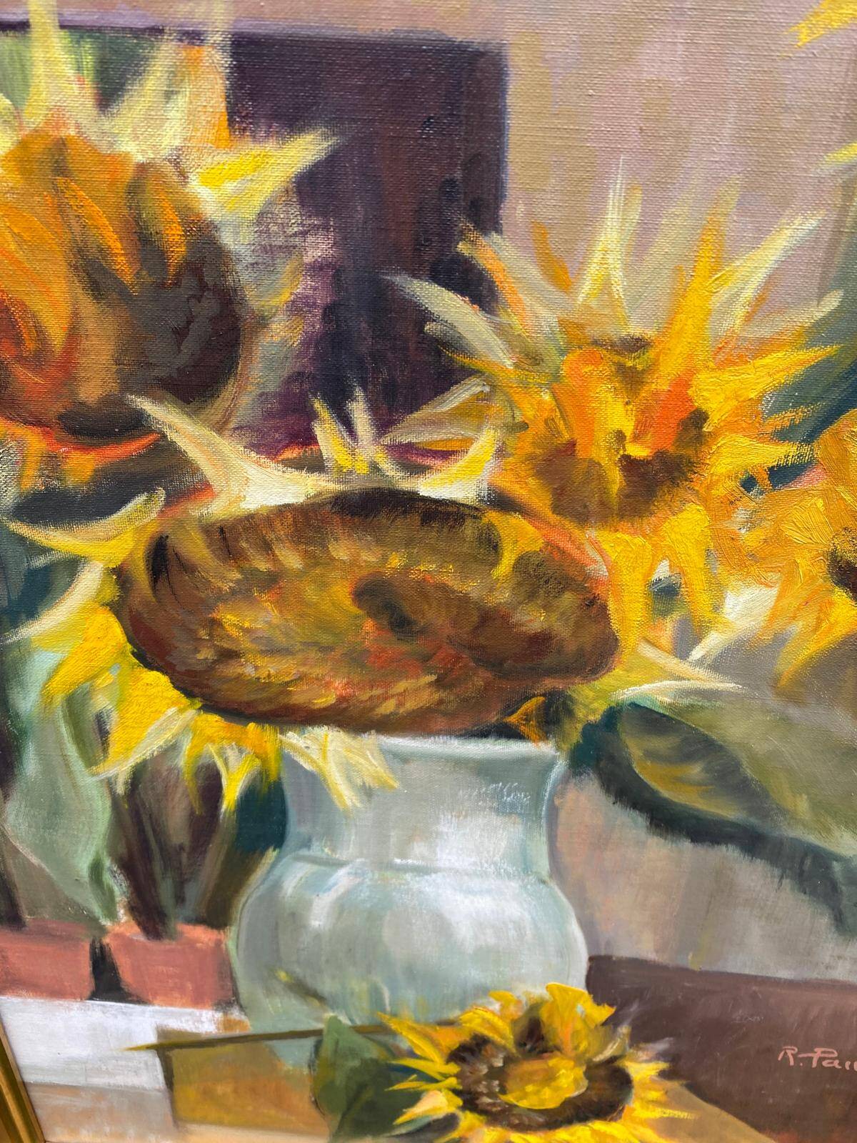 Canvas painting oil on canvas 70x56cm