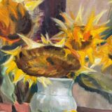 Canvas painting oil on canvas 70x56cm