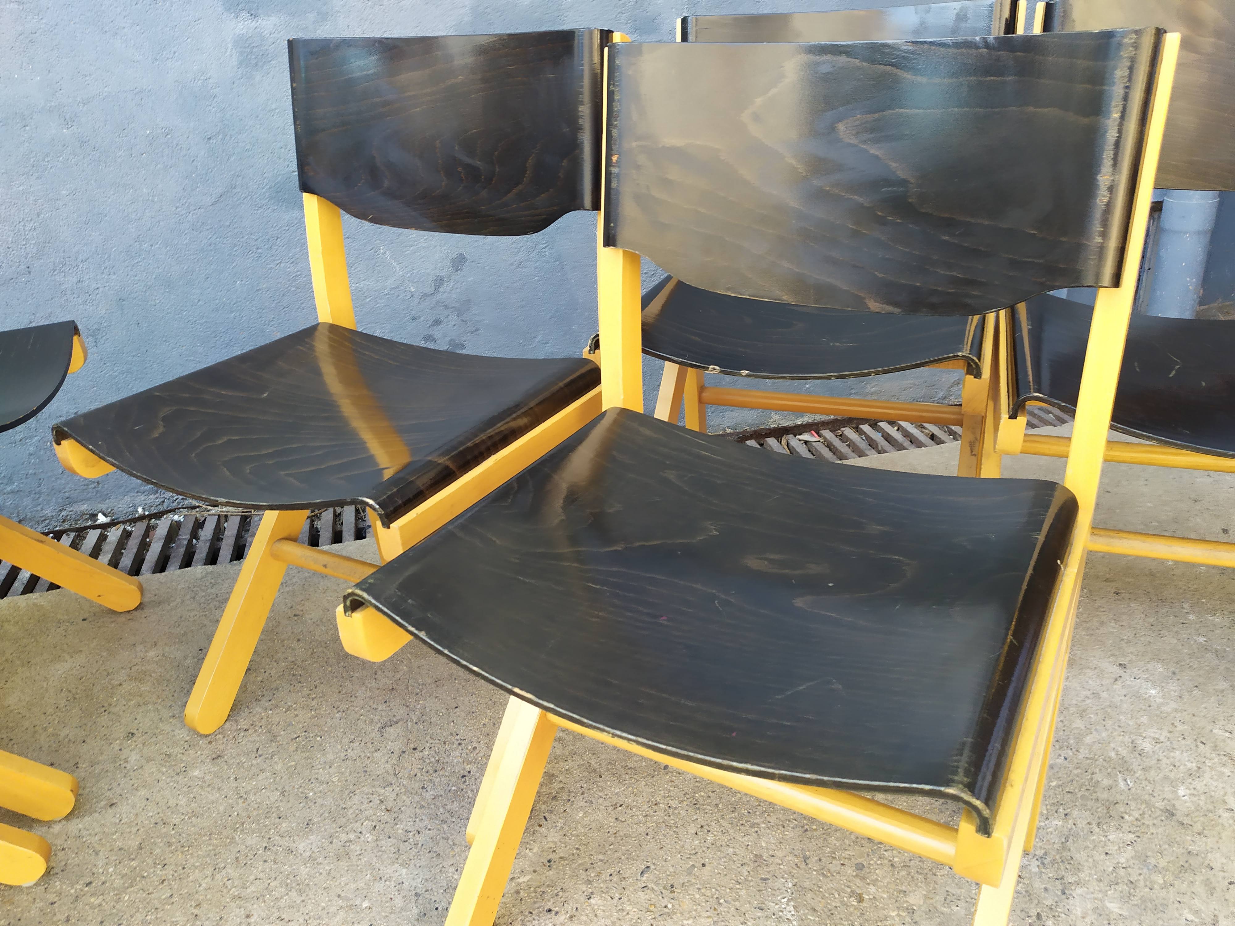 8 Baumann bistro chairs