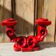 Art Deco ceramic double candle holder