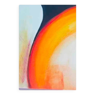 Hand painted abstract painting