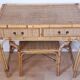 Bureau en rotin avec son assise