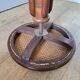 Tabouret de piano cannage