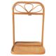 Mid Century French Riviera Rattan and Wicker Mirror With Shelf, Spain, 1960s–70s