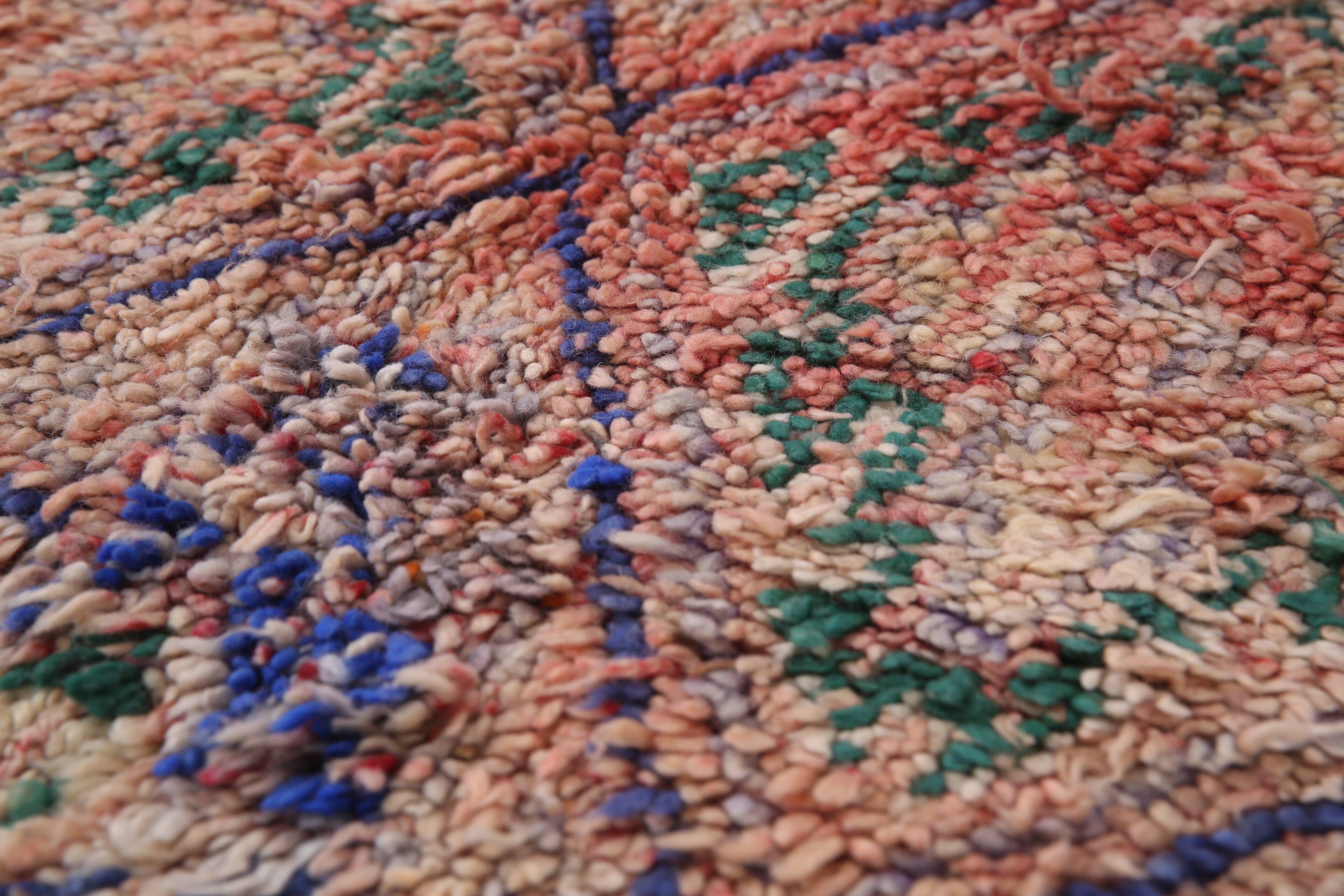 Vintage Moroccan Rug 183 x 257 cm - Berber Wool Rug - Handmade Bohemian Rug