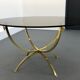 Brass and Smoked Glass Coffee Table,1970s