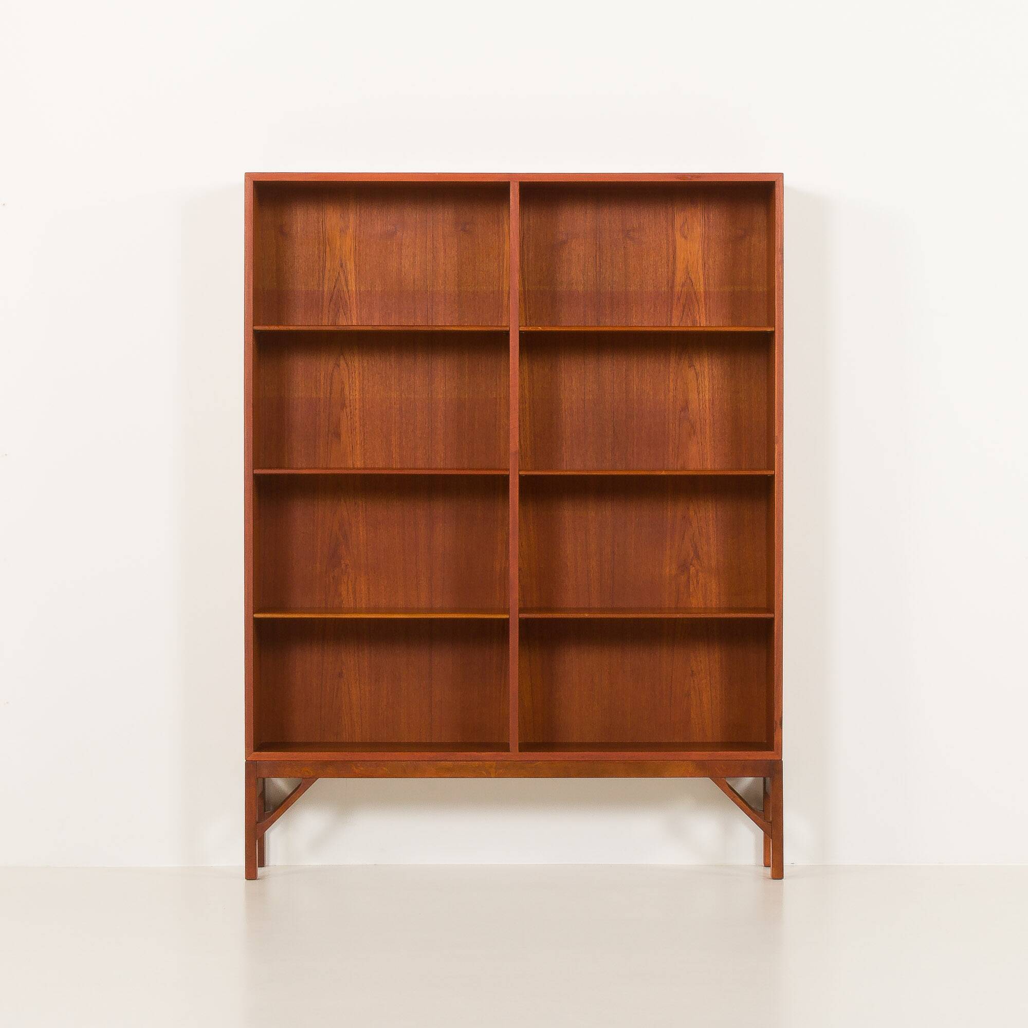 Borge Mogensen China series teak bookcase for C. M. Madsen, Denmark, 1960s