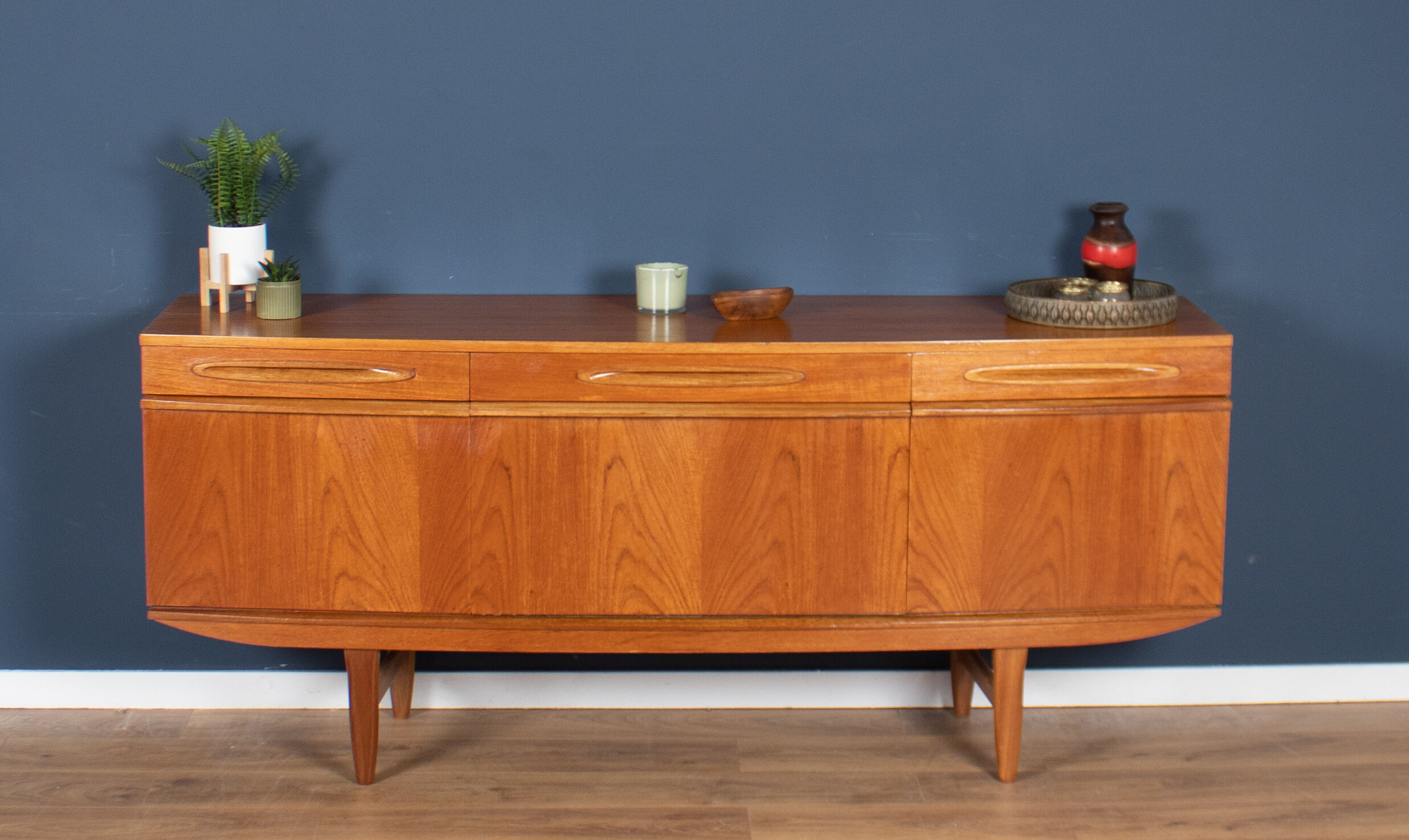 Enfilade rétro teck 1960s elliots de newbury eon mid century