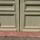 Double passage doors has four molded panels XX century