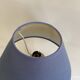Ceramic lamp, new fabric cable, cotton lampshade.