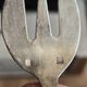 Set of 12 Art Nouveau cake/dessert forks - Silver-plated metal