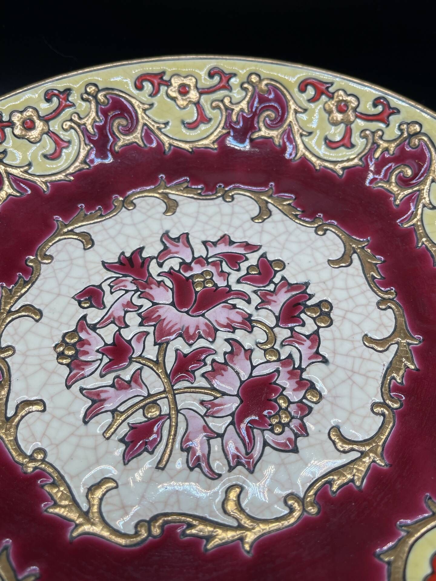 Assiette / plat  longwy