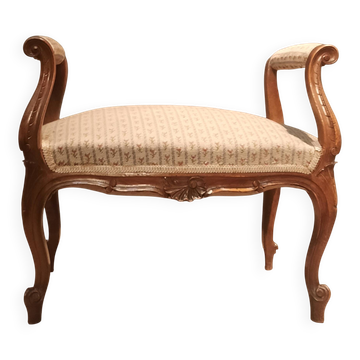 Petite banquette de style Louis XV