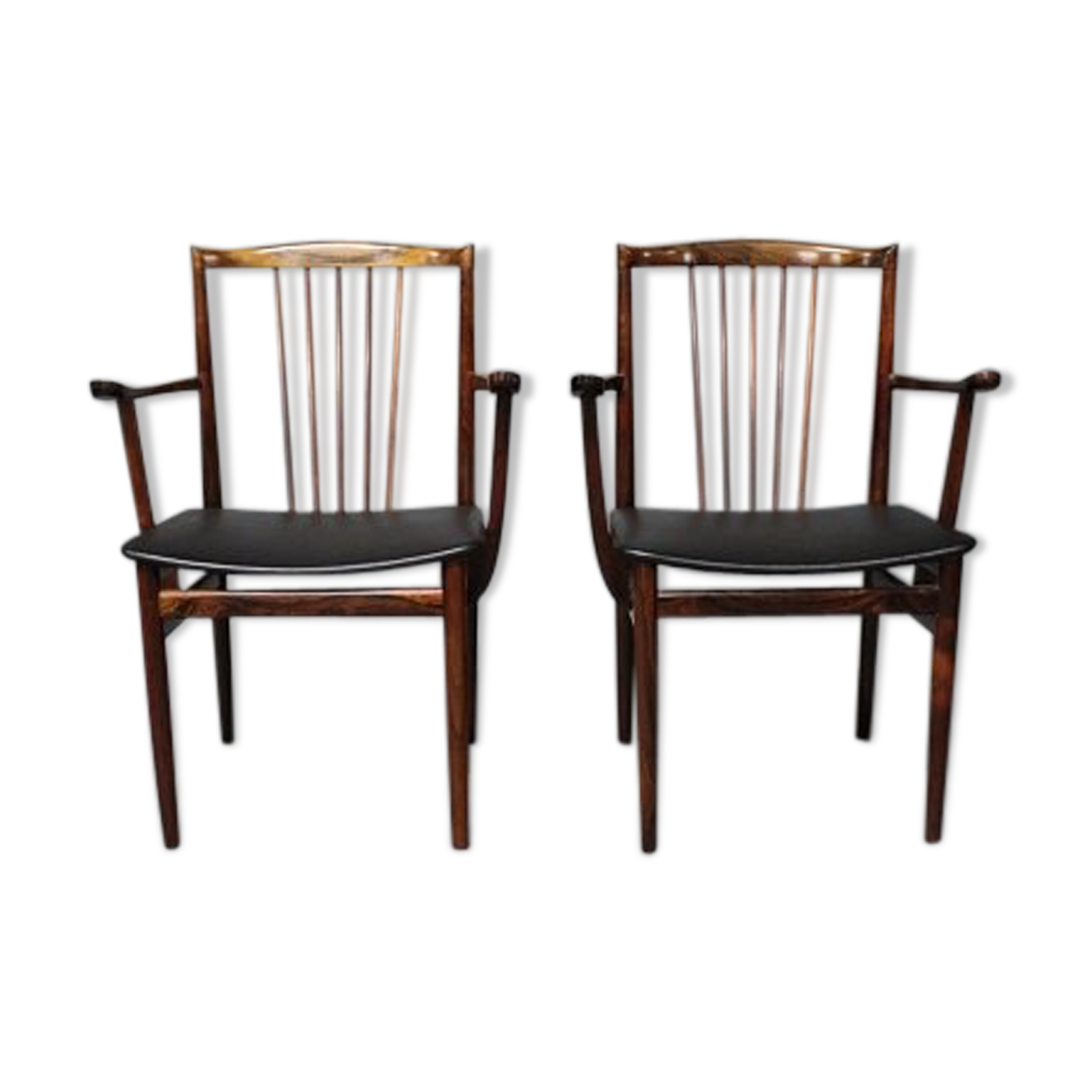 Paire de chaises par Henning Sorensen en 1968