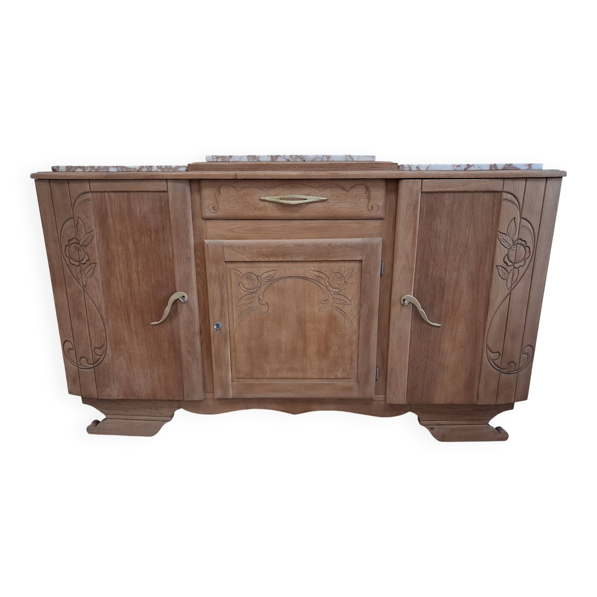 Buffet en chêne  3 portes