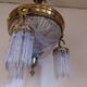 Lustre panier ancien en bronze