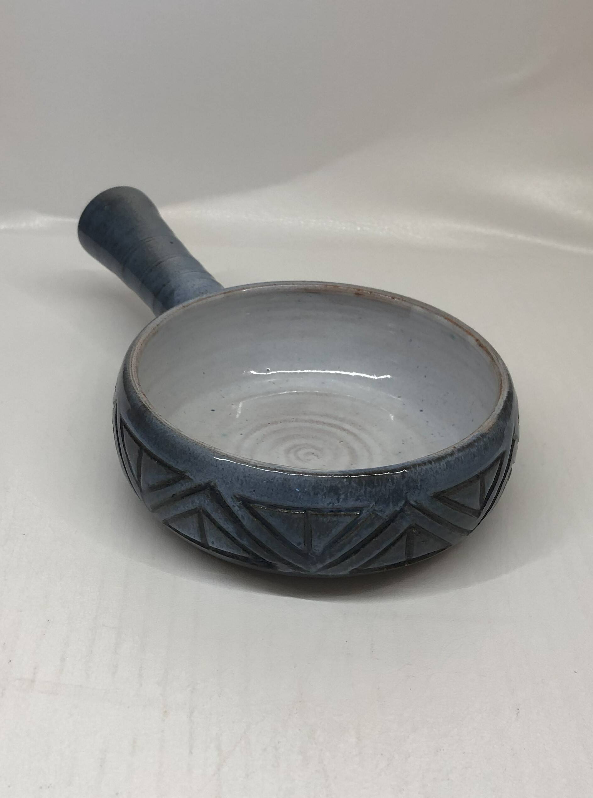 Scandinavian ceramic fondue pot