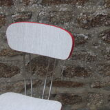 Chaise formica pieds Eiffel