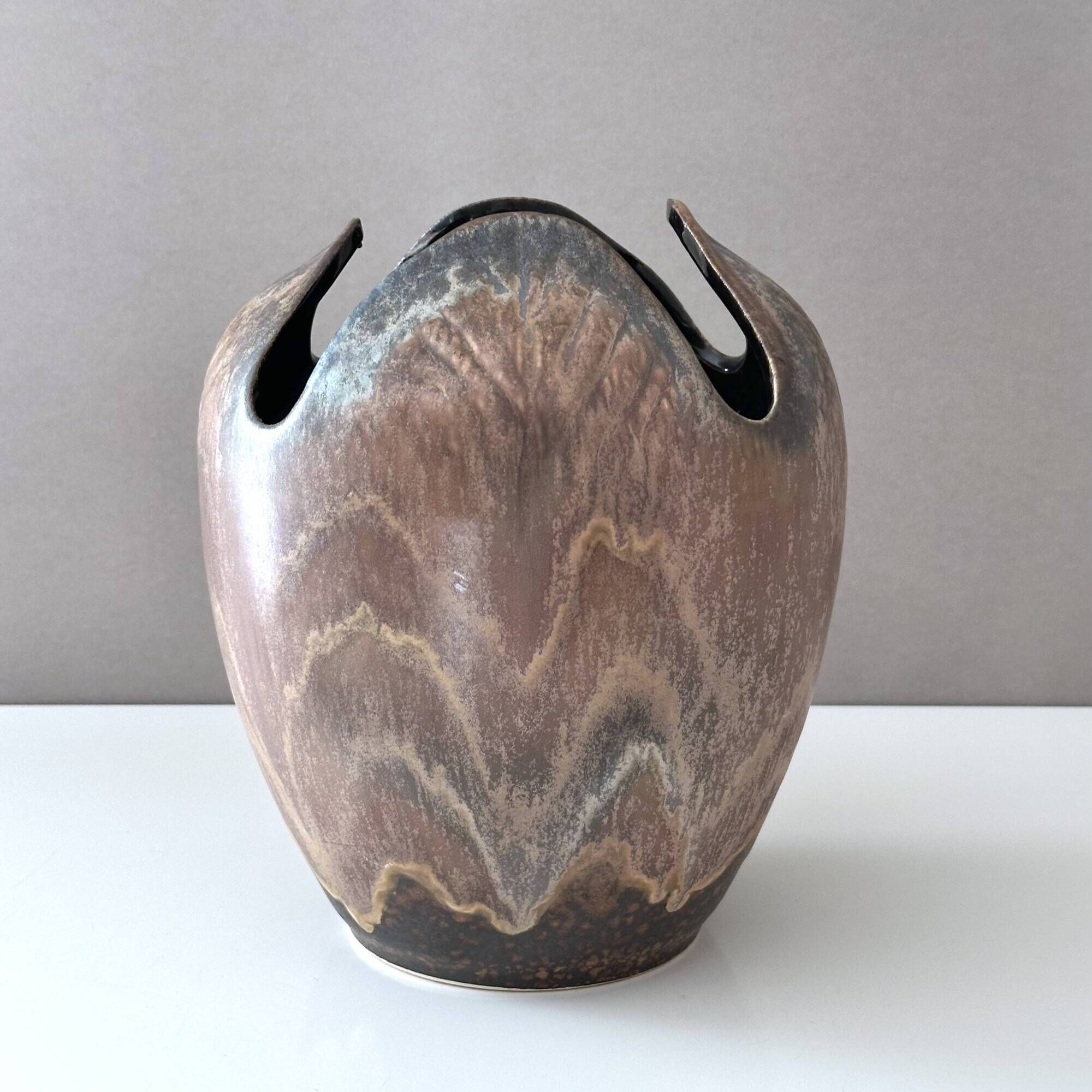 Dümler & Breiden Tidal Beach Vase 052/22 | Vintage Mid-Century Ceramic