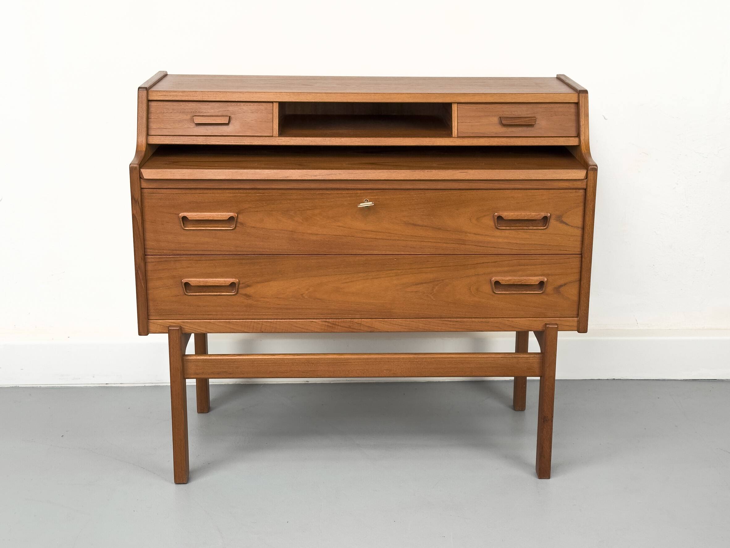 Bureau Secrétaire en Teck par Arne Wahl Iversen pour Vinde Møbelfabrik, 1960s