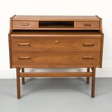 Bureau Secrétaire en Teck par Arne Wahl Iversen pour Vinde Møbelfabrik, 1960s