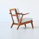 H. Brockmann Petersen lounge chair in oak Komfort Denmark 1960
