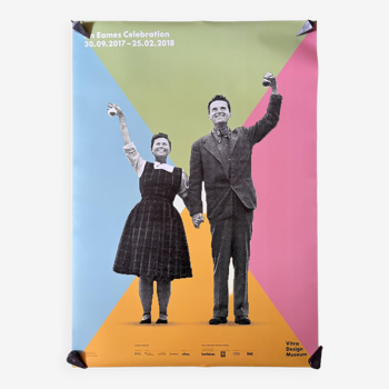 Affiche vitra design museum charles et ray eames 2017