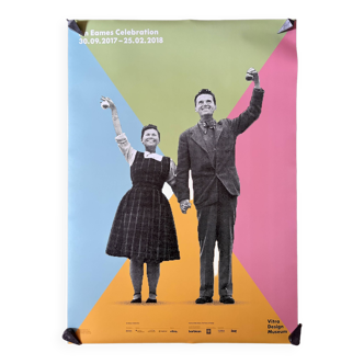 Poster Vitra Design Museum Charles and Ray Eames 2017