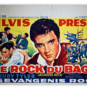 Affiche originale du film "le rock du bagne"