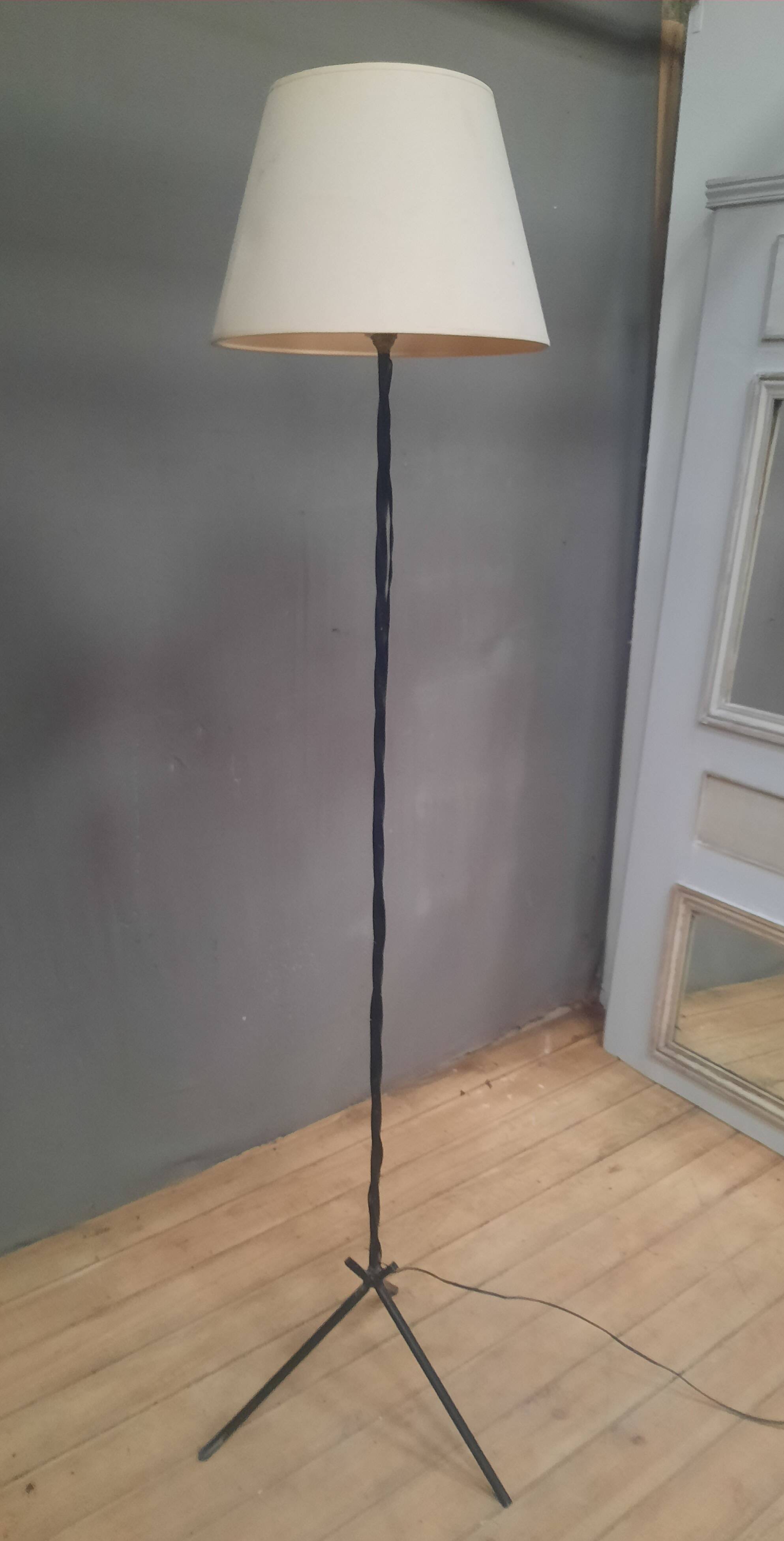 Vintage metal floor lamp
