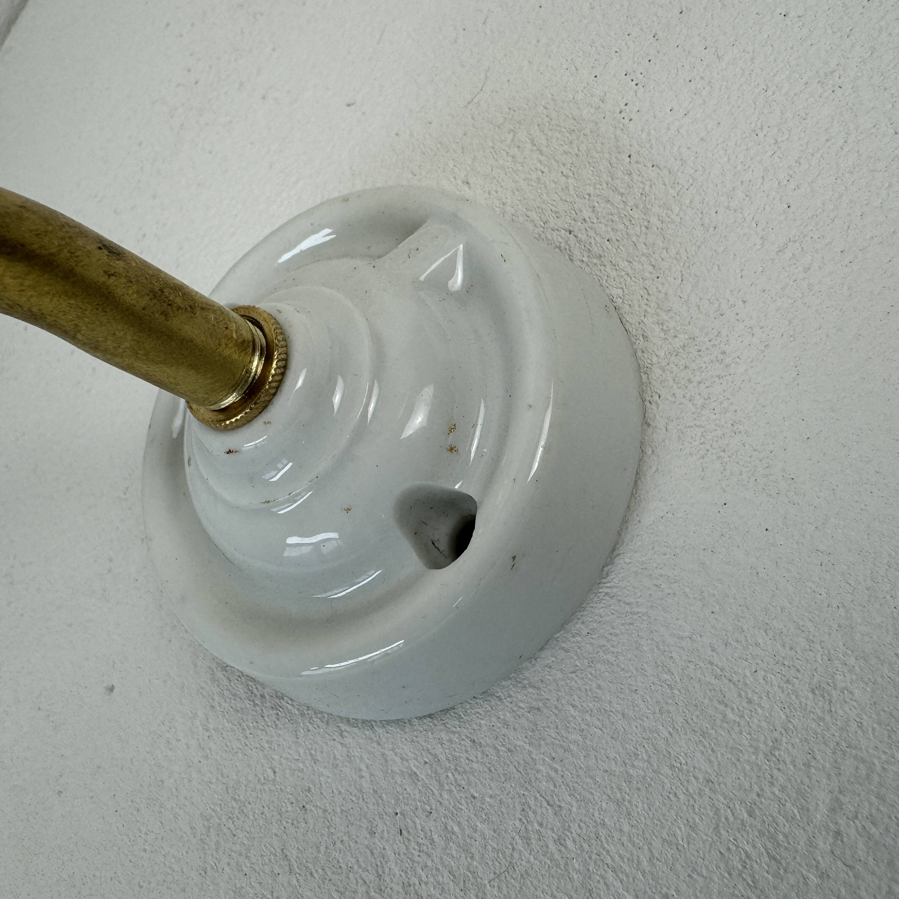 OLD ART-DECO SWAN NECK WALL LIGHT