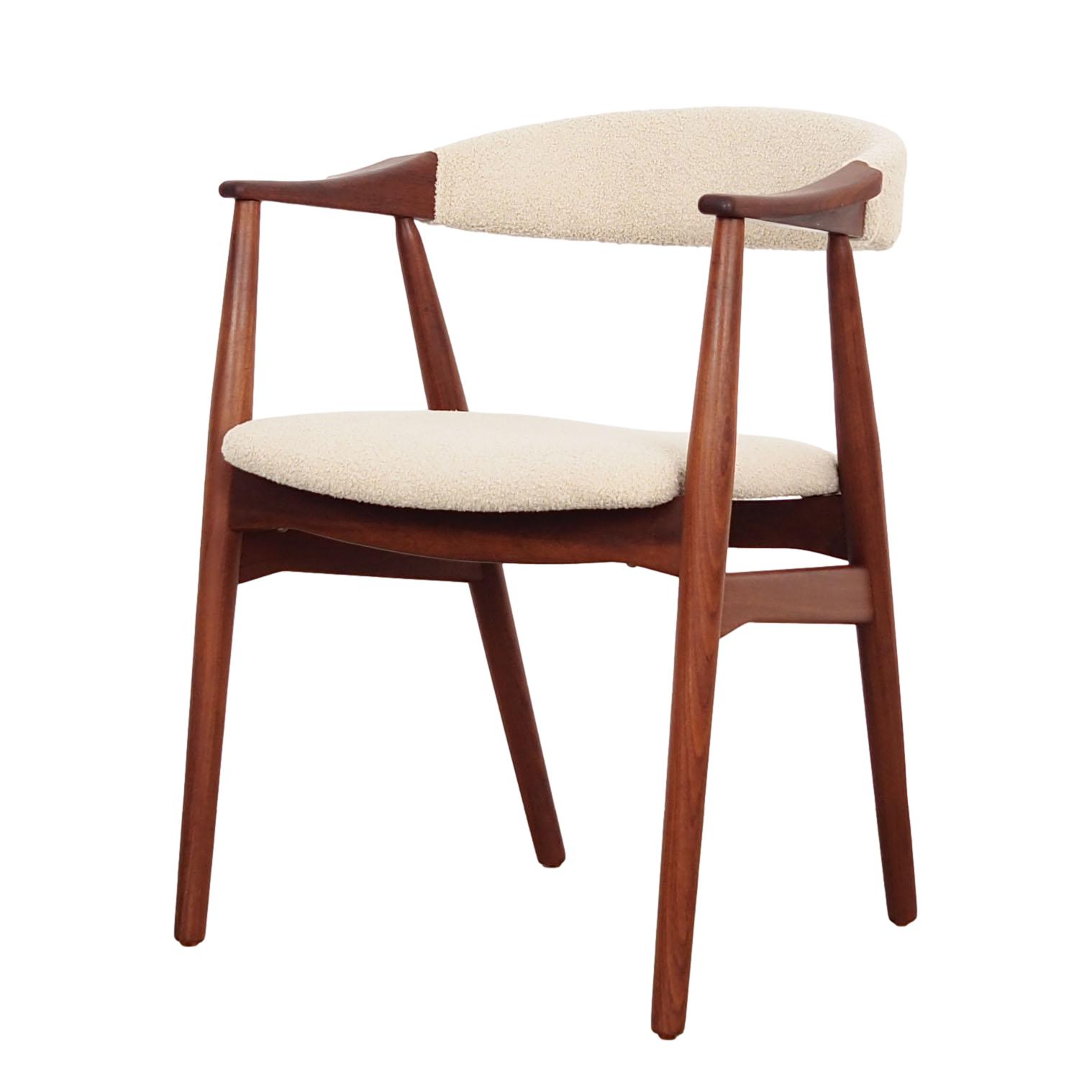 Teak chair, Danish design, 1960s, designer: Th Harlev, production: Farstrup Møbler