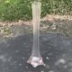 Art Deco pale pink glass faceted soliflore