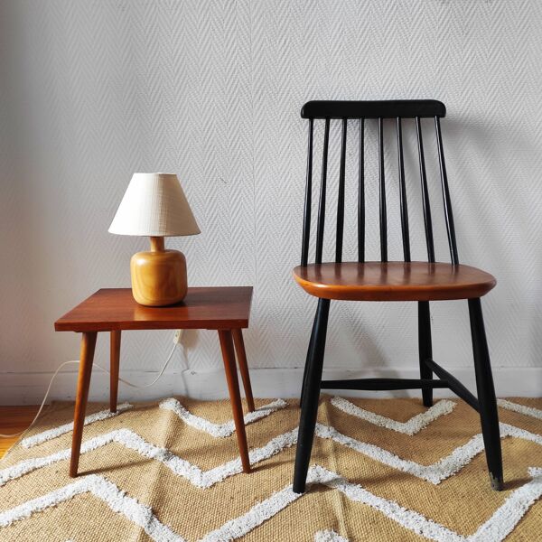 Bout de canapé 1950-60 style scandinave chevet minimaliste