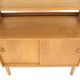 Scandinavian oak chest of drawers-bookcase, Sweden, 1960