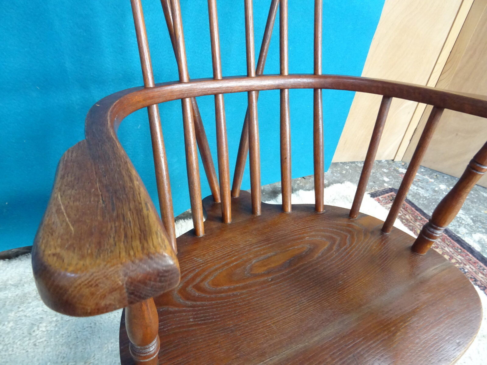 Pair of Scandinavian fan armchairs